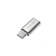 LogiLink USB31-C Micro USB 2.0 - Sleek Silver Connectivity Solution for Fast Data Transfer | AU0041